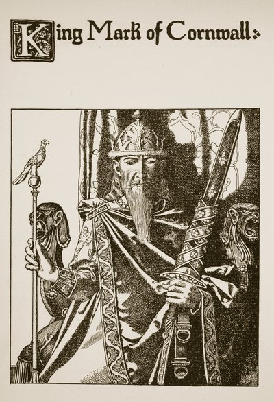 König Mark von Cornwall, Illustration aus 